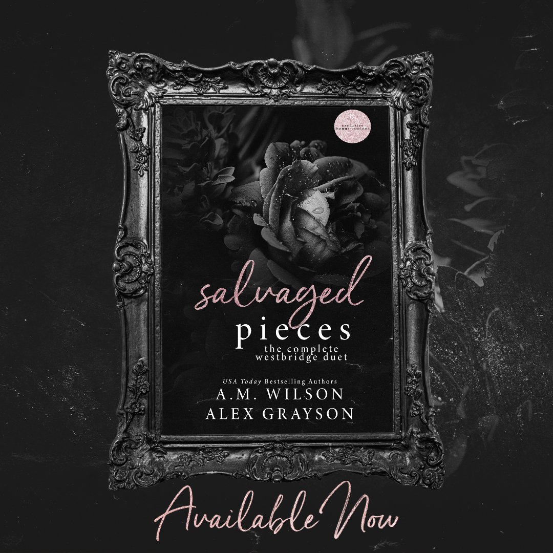 #NEW #KU “This! Book! Was! Fantastic!!!” “a suspenseful, intense, disturbing and dark romance that will make jaws drop!” #SalvagedPieces: The Complete #Westbridge #Duet by <a href="/AMWilsonAuthor/">A. M. Wilson</a> &amp; <a href="/AlexGrayson10/">Alex Grayson</a> ➜ geni.us/SalvagedPieces