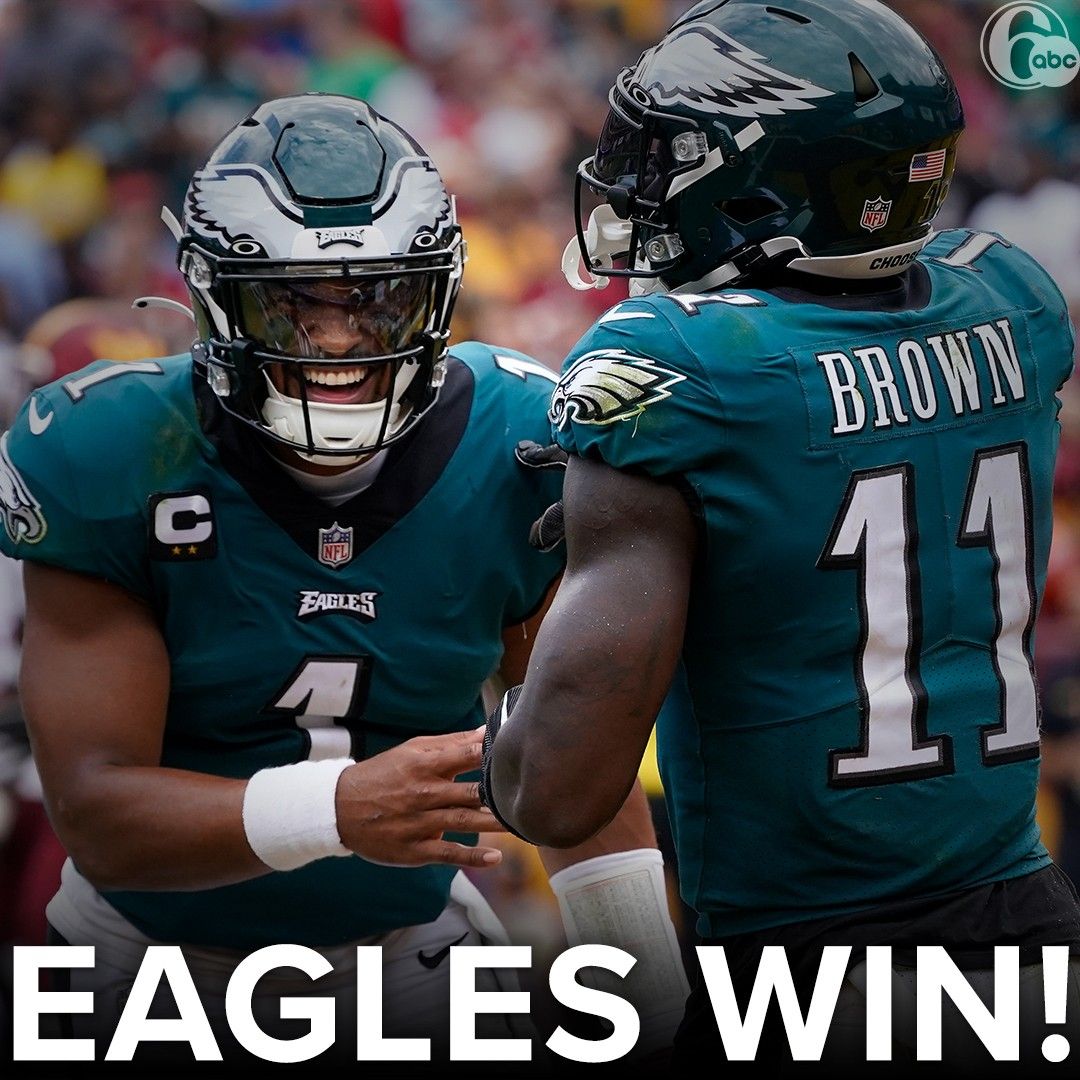 FLY EAGLES FLY! 🦅🏈 The Birds take the win over the Commanders 24-8! #GoBirds