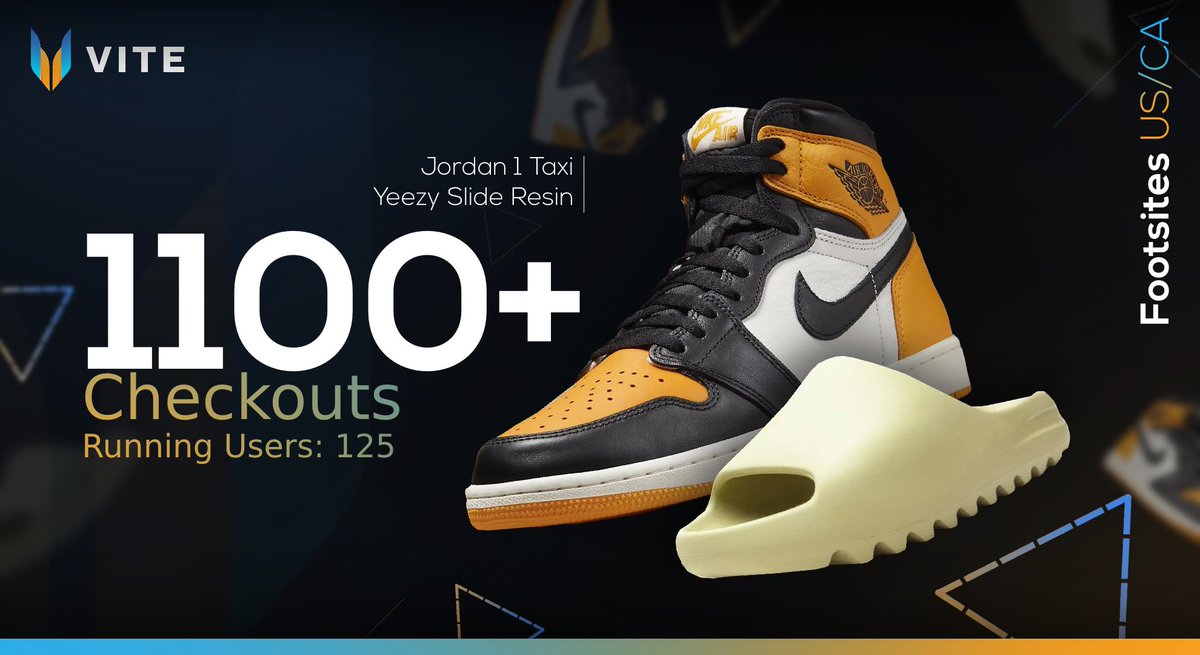 Another Footsites Cookout!🚀

Jordan 4's dropping next week, if you want to get a chance to feel the power of Vite, make sure to....

🔹Retweet
🔹Tag a friend
We'll be sending few of you weeklies through DM's📬