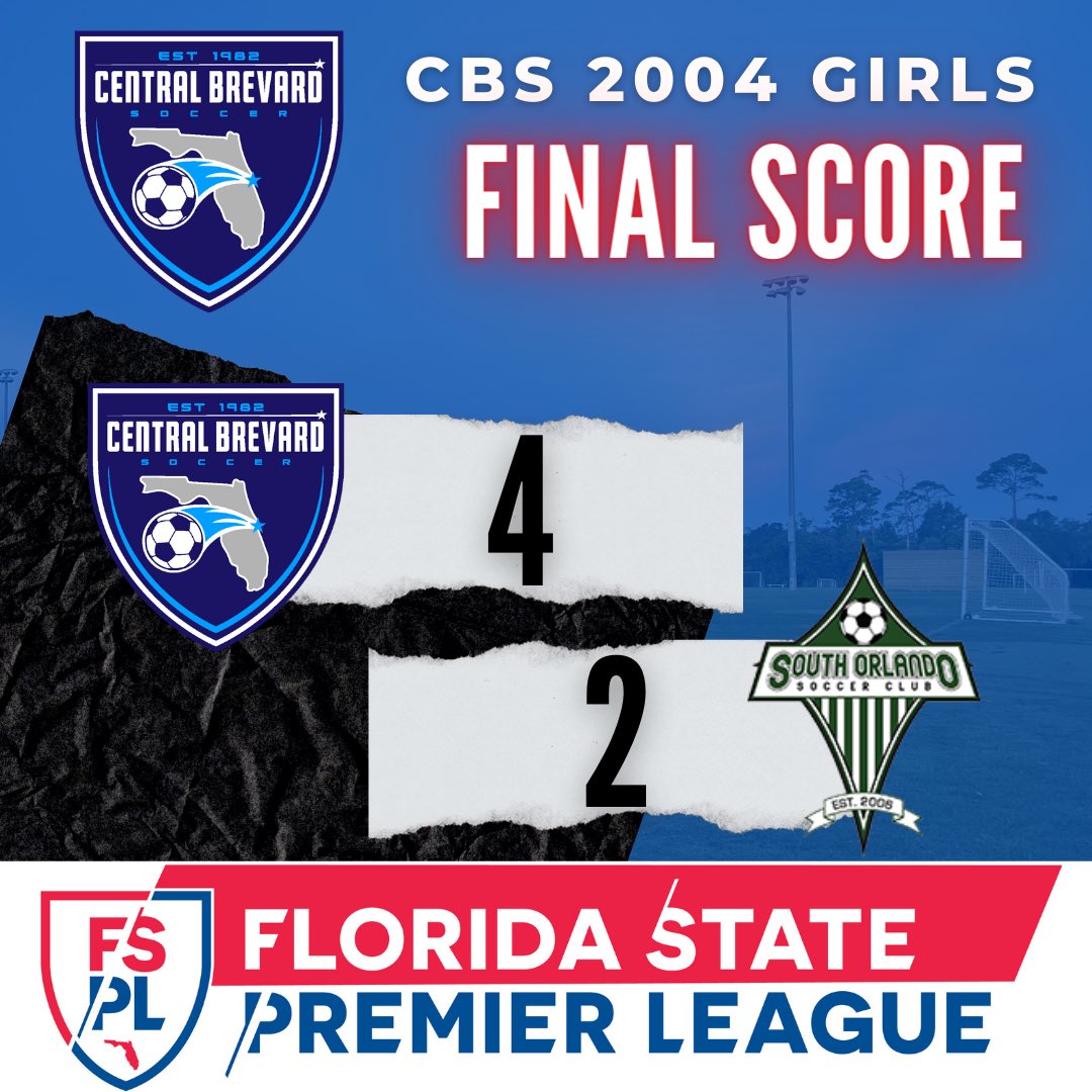 CBS_SoccerClub's tweet image. SCORE REPORT - U19 Girls
4️⃣ CBS 🔵
2️⃣ South Orlando 🟢

@FYSASoccer #FSPL 

system.gotsport.com/org_event/even…