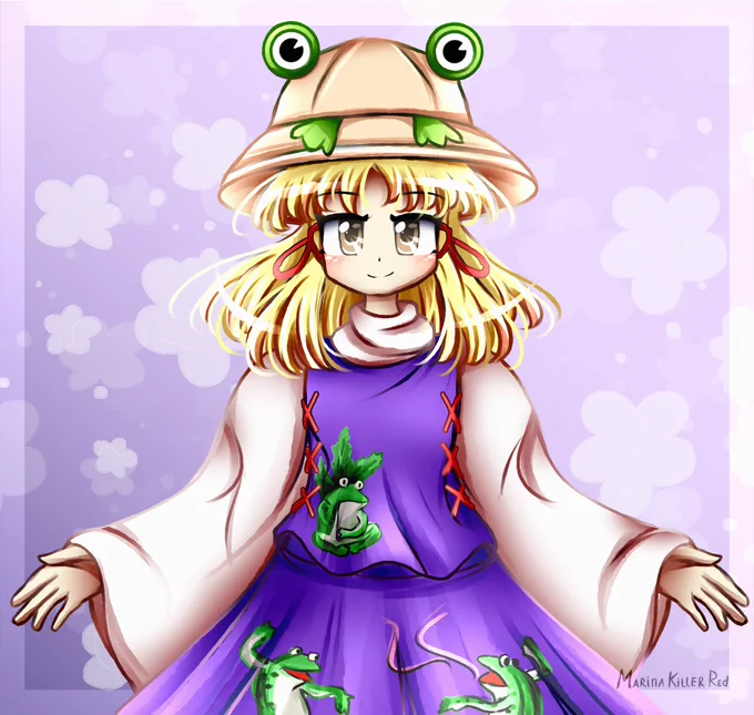 New Suwako hat#東方project #洩矢諏訪子 