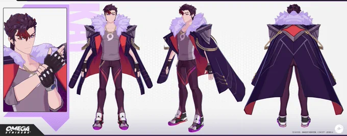 The pretty boi, KAI from #OmegaStrikers!  