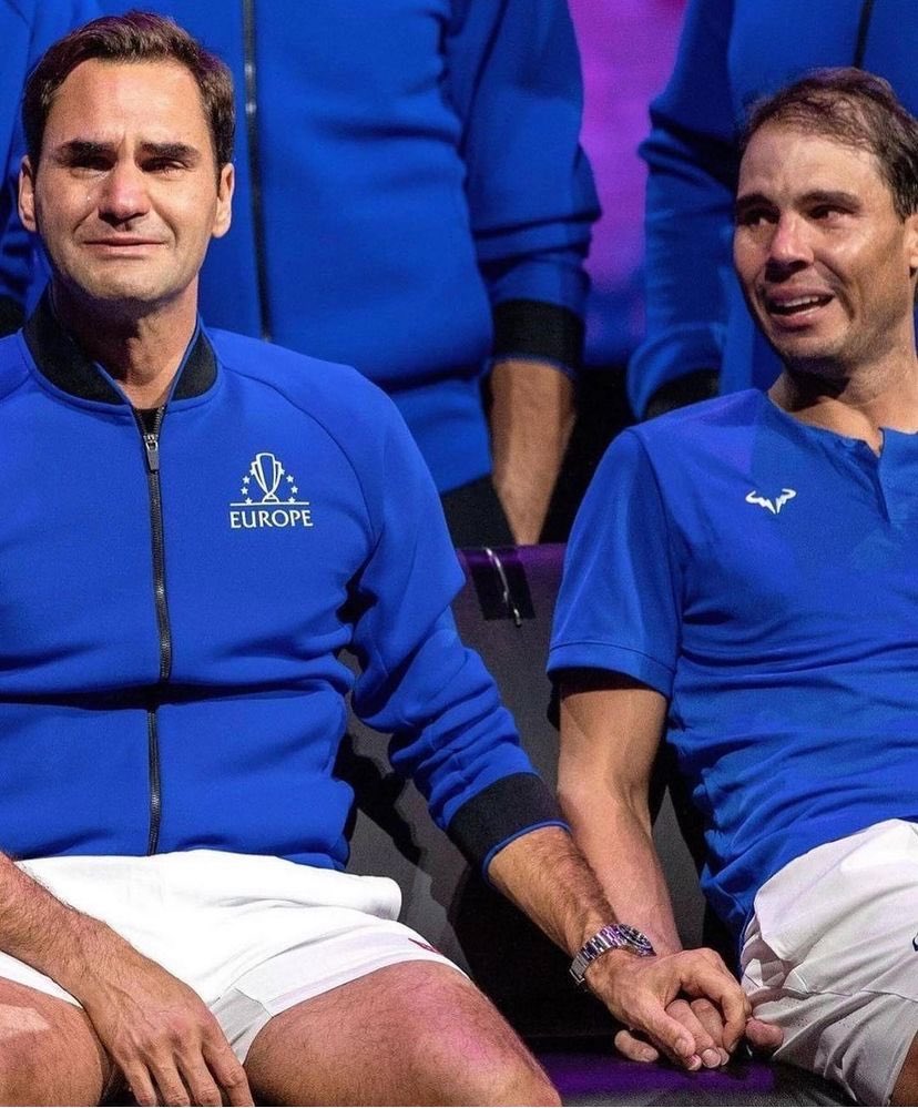 Todo lo que está bien. #RogerFederer #RafaelNadal