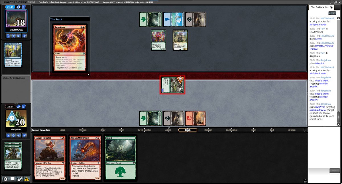 infestedMTG's tweet image. Turn 4 Gruul domain scam initiated