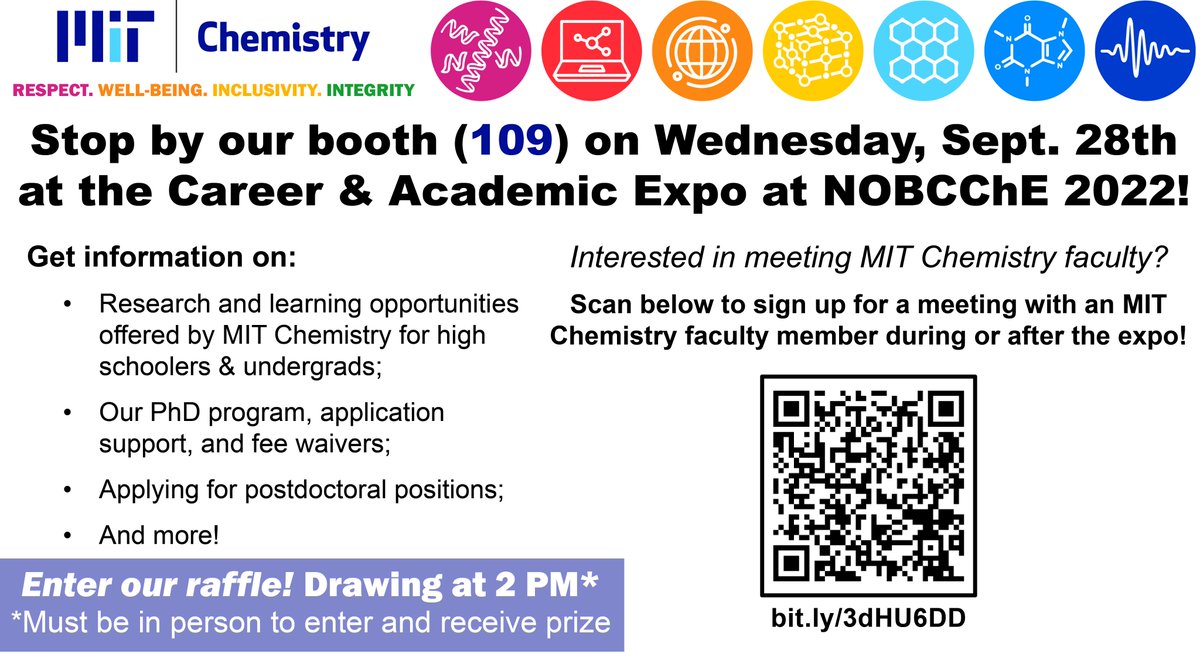 Kayla Storme (@kaylastorme) on Twitter photo Very excited to be attending <a href="/NOBCChE/">NOBCChE Official</a> 2022 with <a href="/AndyDorfeuille/">Andrew Dorfeuille</a> as reps for <a href="/ChemistryMIT/">MIT Chemistry</a>! Visit us at booth 109 for info on MIT Chemistry research opportunities, the PhD program, to enter our raffle, & more. You can also sign up to meet with faculty here: bit.ly/3dHU6DD Very excited to be attending <a href="/NOBCChE/">NOBCChE Official</a> 2022 with <a href="/AndyDorfeuille/">Andrew Dorfeuille</a> as reps for <a href="/ChemistryMIT/">MIT Chemistry</a>! Visit us at booth 109 for info on MIT Chemistry research opportunities, the PhD program, to enter our raffle, & more. You can also sign up to meet with faculty here: bit.ly/3dHU6DD