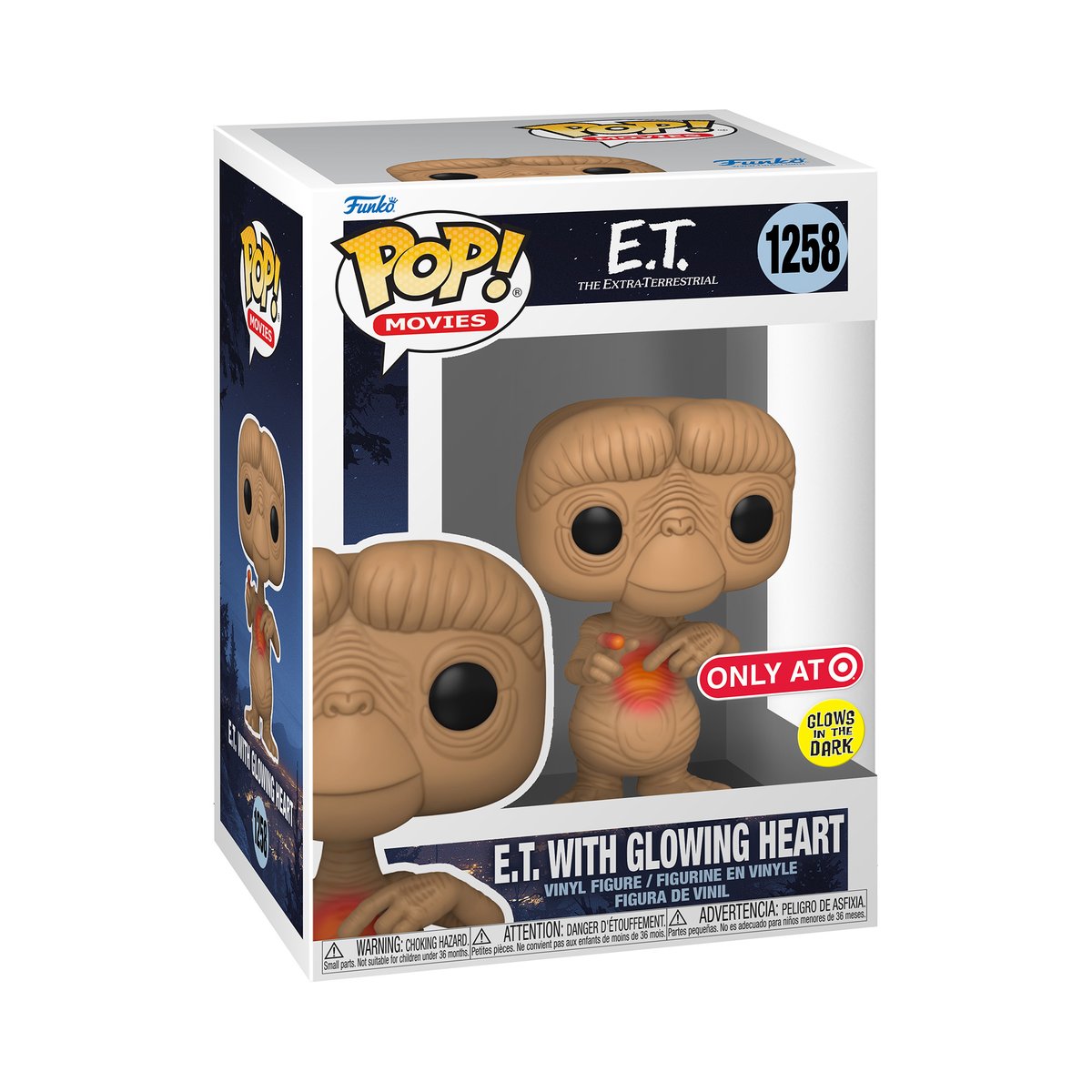 OriginalFunko's tweet image. RT and follow @OriginalFunko for the chance to WIN the @Target exclusive Glow in the Dark E.T. With Glowing Heart POP! #Funko #FunkoPOP #Giveaway