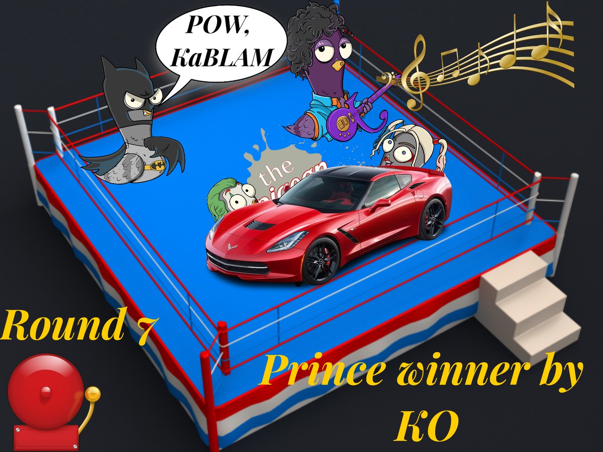 @QuillerLabs <a href="/AEdgeOfficial/">AEdge Adobots</a> <a href="/Mutantapewife/">MAW | Mutant Ape Wives</a> <a href="/Kangarooclub_/">KANGAROO CLUB NFT | SOLD OUT</a> The match is Over!

A surprise rescue by the Batman!

Prince rifs a Little Red Corvette out of the air!

Winner by KO Prince!

I will spin the winners Tomorrow!