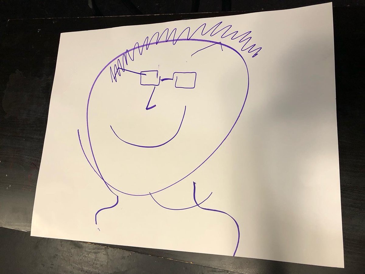 Last night I participated in a Taskmaster game show with @folksnxtdoor, here I am attempting a blind self portrait. Not bad if I do say so myself!