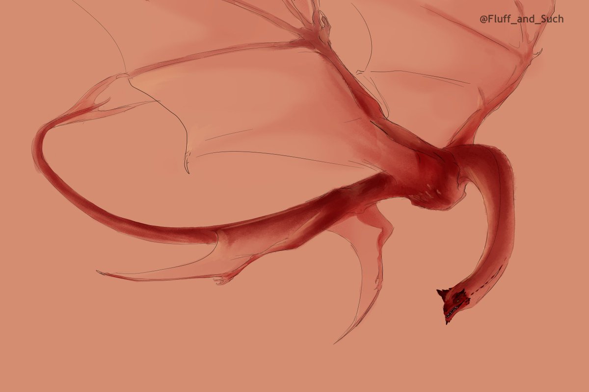 Fluff_And_Such's tweet photo. Man I love #dragons 
#Caraxes https://t.co/i7aS2Yvy6I