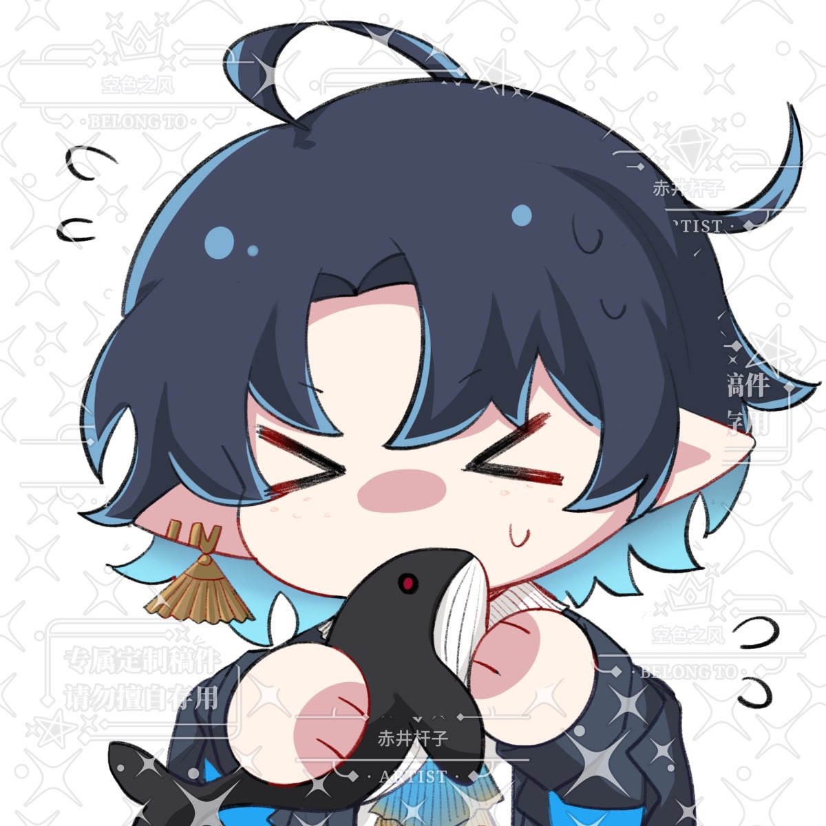 cherry_cy1999's tweet photo. #流明 #Lumen #Arknights 表情包约稿 https://t.co/uJoEgdYNF7