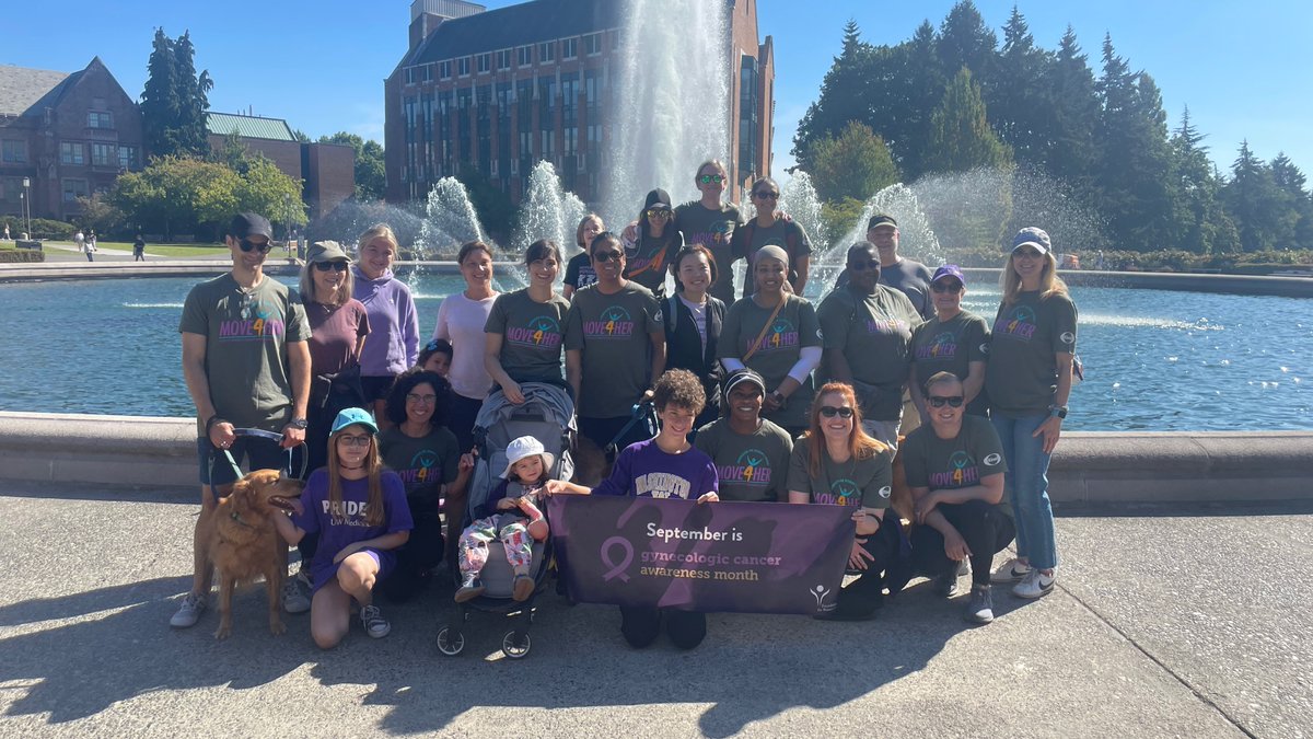 Proud of our #UW #Move4Her Team!

We raised over $3000 for @GYNCancer during #GynecologicCancerAwarenessMonth! What an incredible turnout for our team walk across the breathtaking @UW campus ☀️🏛️🌲

#gyncsm #MoveTheMessage #GCAM #gyncancer