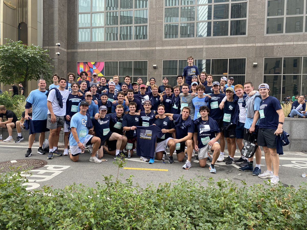 CoCoMLax's tweet photo. We participated in the Tunnel to Towers Run to honor Stephen Siller’s final footsteps from the foot of Battery Tunnel to Twin Towers &amp; pay homage to the 343 firefighters, law enforcement officers, &amp; thousands of civilians who lost their lives on 9/11. https://t.co/Ry5l2pBNo1 https://t.co/msZ74XsvOj