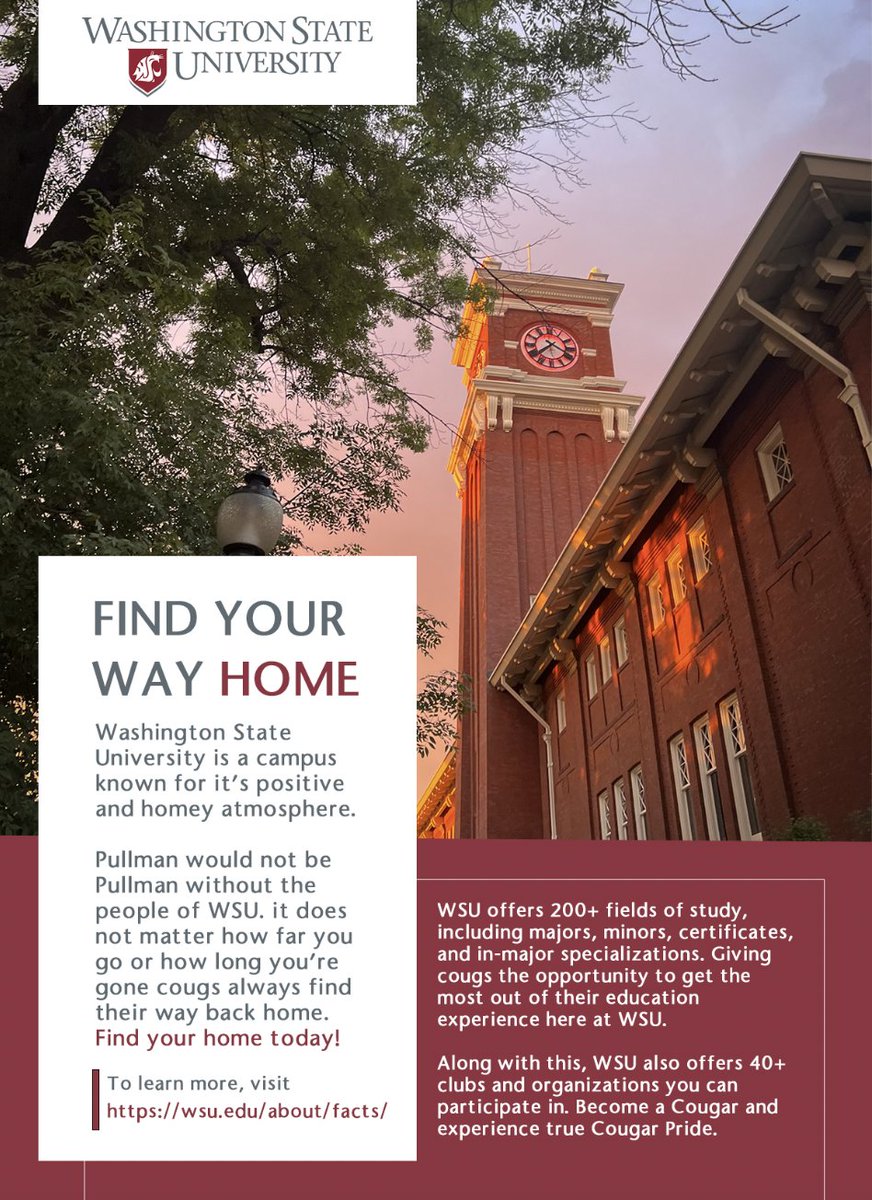 Check out my new flyer I made to promote WSU! 
#GoCougs #MurrowUGLife #com210 #promo