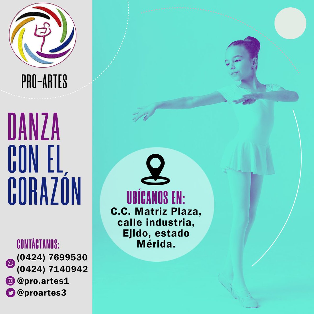 ProArtes3's tweet image. Pro-Artes

📍Dirección:

C.C Matriz Plaza, calle industria, Ejido estado Mérida.

Contactos 📲

(0424) 7699530
(0424) 7140942