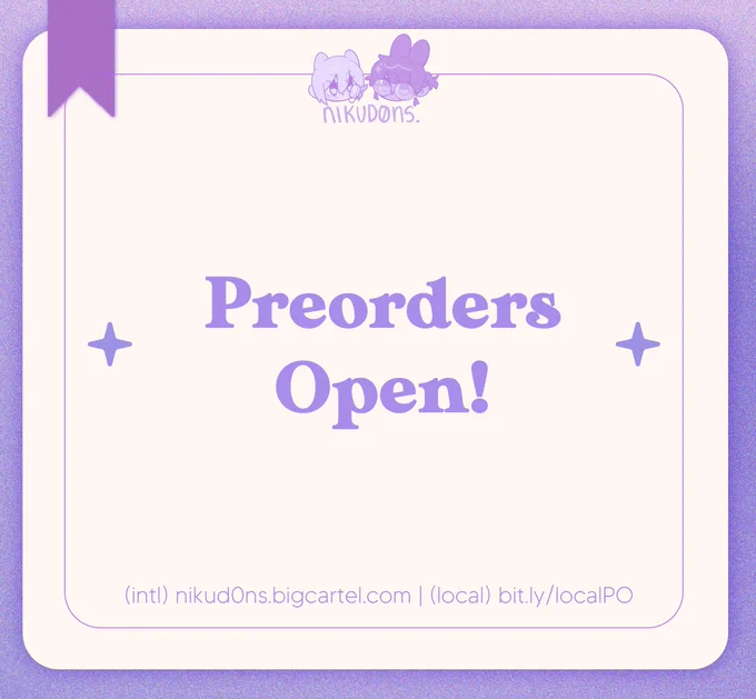 [RTs are appreciated!]

It's finally here! Pre-orders for my FFXIV wooden charms/stickers + baizhu + oc merch are now open! I'm so excited to share my stuff with you guys &lt;3 

Please read the FAQ / notices on the site and DM/email me if you have questions! 