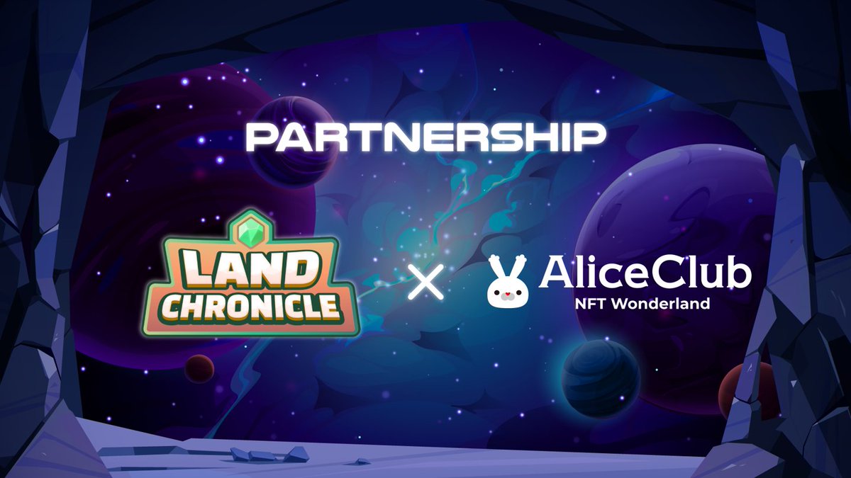 LandChronicle's tweet photo. 🤝Alice Club &amp; Land Chronicle Official Partnership Announcement!

🏆Prize (Alice Club)
   - 🐰Alice Club NFT Airdrop x 2

1⃣ Like &amp; RT &amp; 3Tag
2⃣ Submit gleam : https://t.co/oedRhiN716
🕒 ~Sep 29, 2022 15:00 KST (UTC+9)

#NFT #Airdrop #Giveaway #Whitelist #AliceClub #LandChronicle https://t.co/UGtV9Io1hj