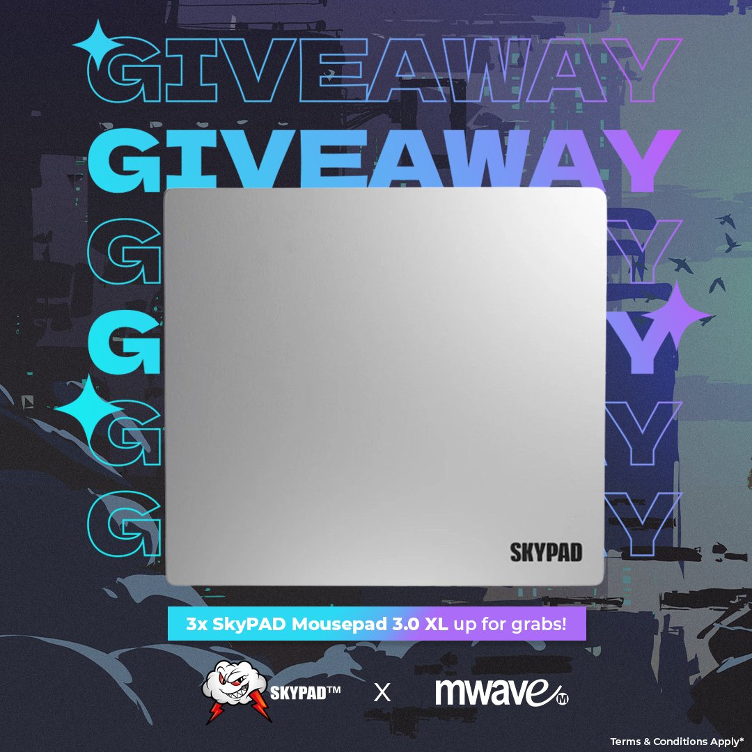 MwaveAu's tweet photo. ⛈️ SkyPAD Glass 3.0 XL Giveaway  ⛈️

Thanks to @SkyPADgaming, we have 3x Glass Mousepad 3.0 XL (White/Text ) up for grabs!* - Enter Here: https://t.co/6PAxFgBP4f

*T&amp;Cs Apply https://t.co/grEDBlmyZF