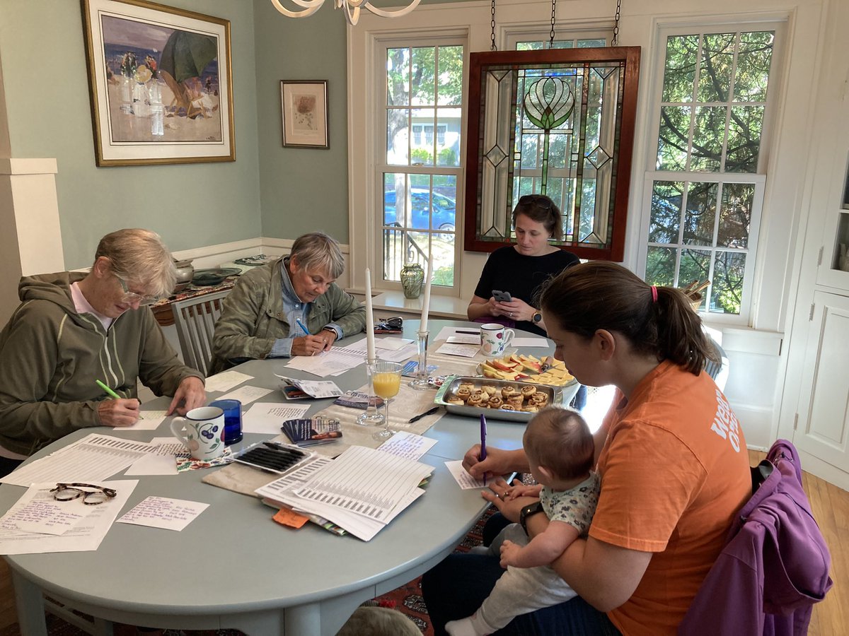 13 Mothers and Others (plus one adorable baby) wrote postcards for Brion Curran, Gun Sense Distinction candidate in Minnesota House District 36B. #@MomsDemand #Brion #GunSenseCandidate