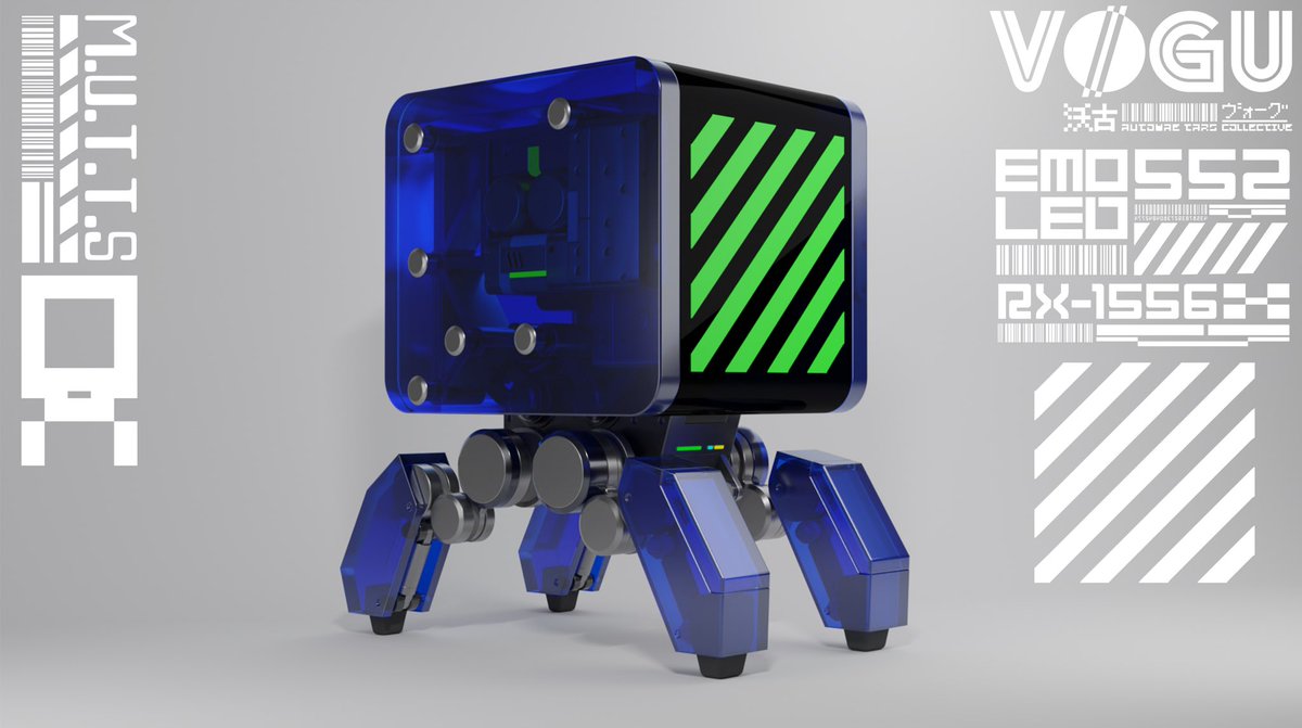 <a href="/the_vogu/">The Vogu 🤖</a> Candy MUTT my first time using nodes and rendering #Blender3D