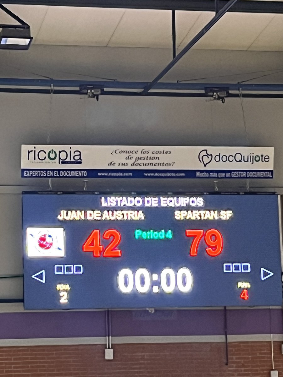 spartan_sf's tweet photo. No importa el marcador,HEMOS VUELTO…gracias a @CBJuanDeAustria por el partido y sus magníficas instalaciones #spartanossssssss https://t.co/OlfuwN4l5h