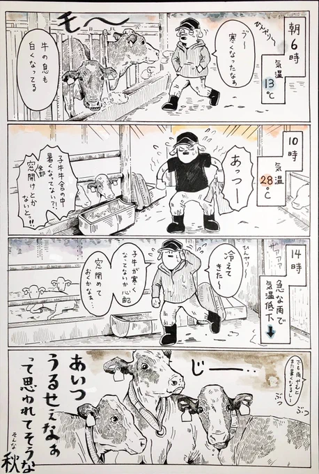 秋🌾

気温の振り幅に振り回されています。 