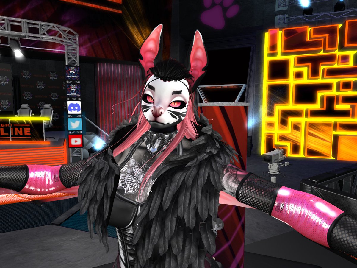 So, Bella's training is getting pretty intense right now. She isn't going to be able to make it to Frontline <a href="/UFW_SL/">United Furry Wrestling</a> tonight. 

So you all are stuck with ME whether you like it or not!