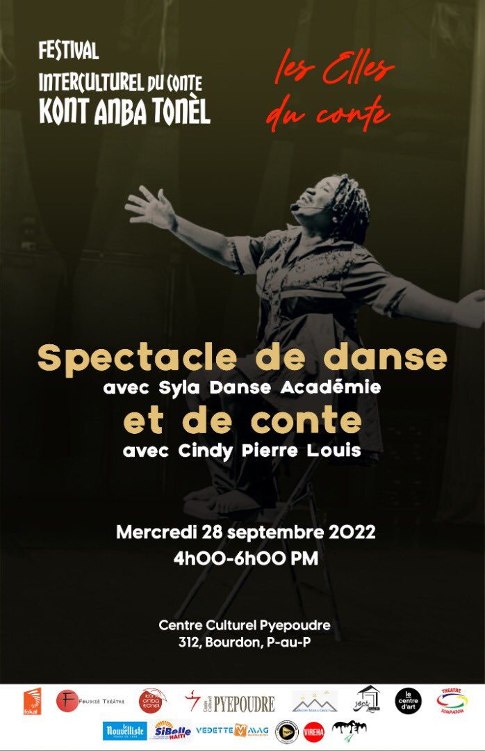 foudizetheatre's tweet photo. Programmation du mercredi 28 septembre 2022, 4h - 6h au Bibliothèque Centre Culturel Pyepoudre

Les ELLES du conte
 13e édition KONT ANBA TONEL https://t.co/kjpVkNsu3t