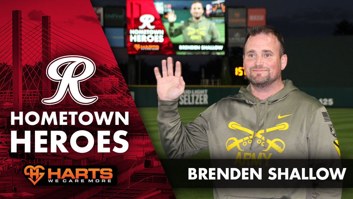 RainiersLand's tweet image. On Friday, we honored Brenden Shallow as our final @HartsServices Hometown Hero of the season! Army Captain Brenden Shallow is currently serving 19 years and counting. Thank you so much for your service, Brenden.
#HometownHero #ThisIsRCity
