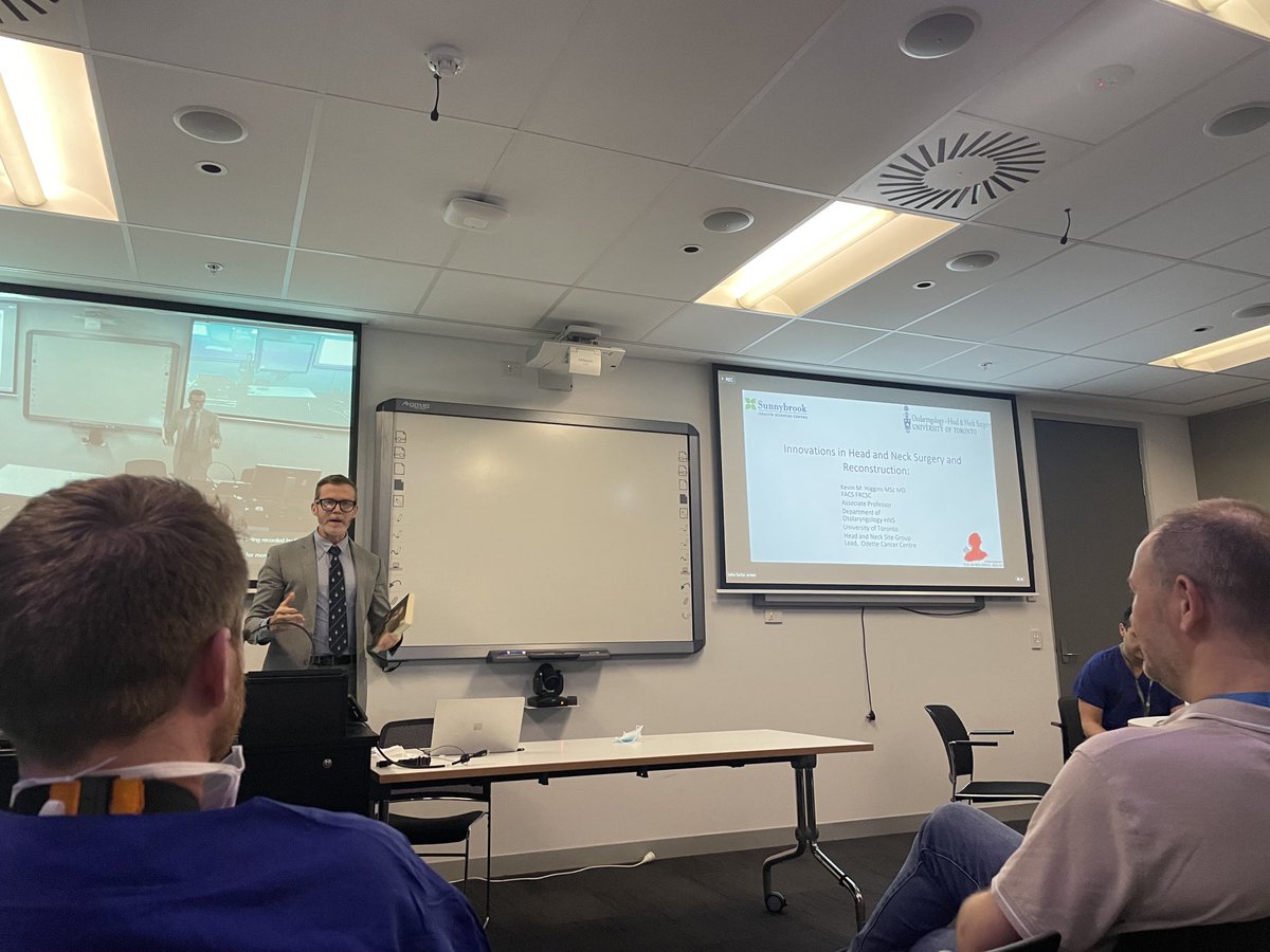 Prof Kevin Higgins ⁦<a href="/headandneck/">Dr. Kevin M. Higgins</a>⁩ addressing ⁦<a href="/COBLH/">Chris O’Brien Lifehouse</a>⁩ Head &amp; Neck MDT on ⁦<a href="/Sunnybrook/">Sunnybrook Health Sciences Centre</a>⁩ Ukraine links delivering and training microsurgical teams. #somed #meded