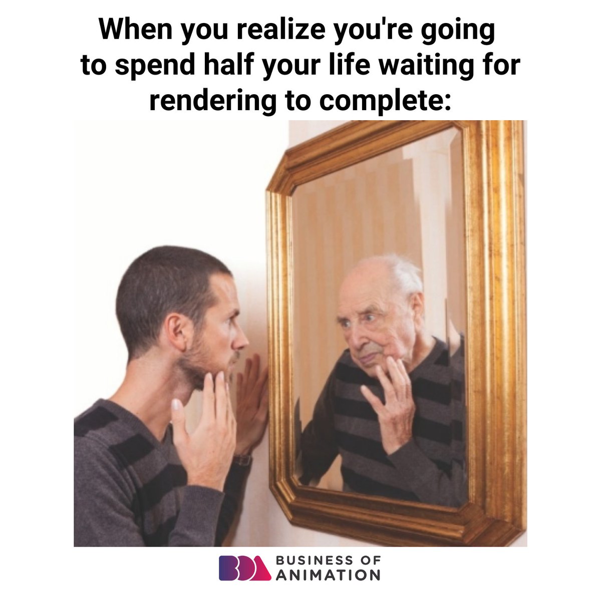 animationbiz's tweet photo. Wouldn't it go any faster? 😪🤦‍♂️🤷‍♀️

Check out our blog on "10 Ways to Render Your Animation Quicker." Link in bio.

#AnimationMeme #AnitomatorsMeme #AnimationHumor #AnimatorsHumor #HumorforAnimators #Animation #AnimationArt #BusinessOfAnimation #AnimatorSkills #AnimatorsSkills https://t.co/mPI60Xl8ki