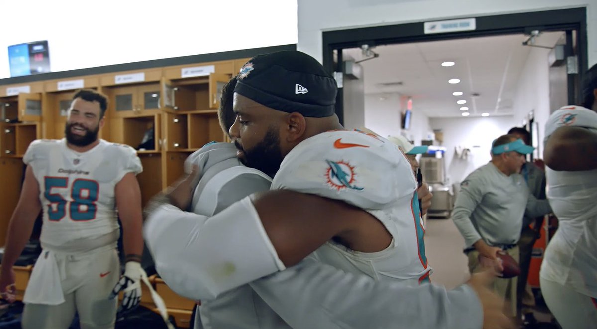 Miami Dolphins on X: 'Go inside the locker room after the DUB!   / X
