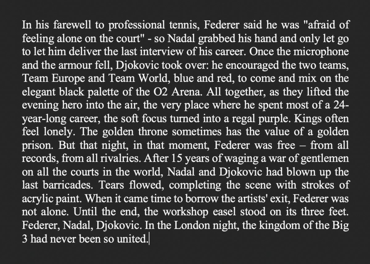 BastienFachan's tweet photo. I wrote a short text about the dusk of the Big 3

(Translated from French to English) https://t.co/Mkp4V8xlkI