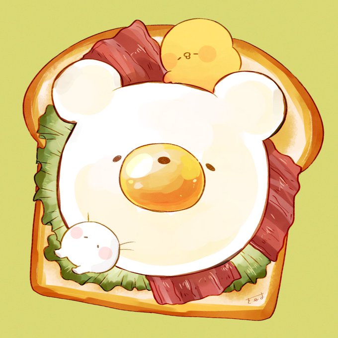 「egg (food) multiple others」 illustration images(Latest)｜3pages