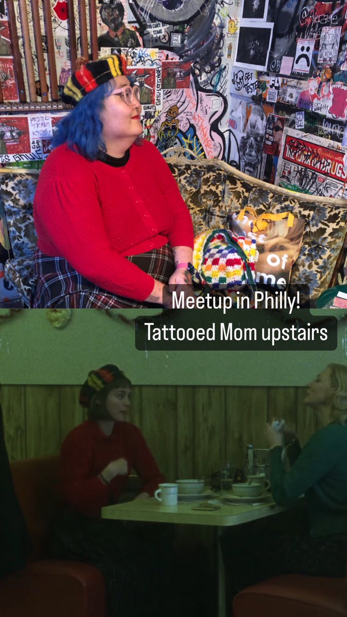 bestideaalltime's tweet photo. If you’re coming to the Philly meetup, we’re upstairs. Look for me, I’m the one dressed like Therese Belivet https://t.co/QAVKPL89bb