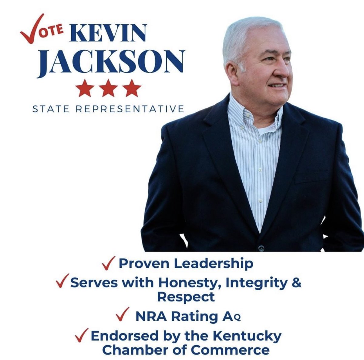 Vote Kevin Jackson for your Kentucky State Representative.