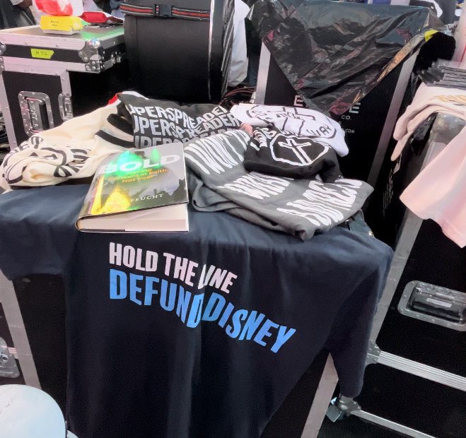 Merch at the “just normal Jesus-lovers” show is… something.