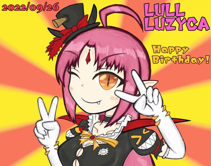 ルチカ様お誕生日おめでとうございます!!!!#ルルルチカ誕生祭2022#ルチカアート 