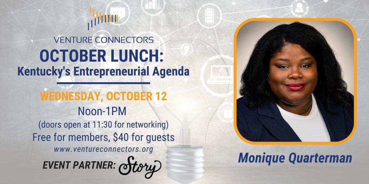 Venture Connectors (@vclou) on Twitter photo Don't miss @KYInnovation's Monique Quarterman October 12! @AmplifyLou <a href="/StartupLou/">Startup Louisville</a> <a href="/RenderCap/">Render Capital</a> <a href="/Endeavor_Lou/">Endeavor Midwest</a> <a href="/CommercializeKY/">Kentucky Commercialization Ventures</a> <a href="/theLOUtoday/">LOUtoday</a> <a href="/BFLouHaley/">Haley Cawthon</a> #startups - mailchi.mp/ventureconnect… Don't miss @KYInnovation's Monique Quarterman October 12! @AmplifyLou <a href="/StartupLou/">Startup Louisville</a> <a href="/RenderCap/">Render Capital</a> <a href="/Endeavor_Lou/">Endeavor Midwest</a> <a href="/CommercializeKY/">Kentucky Commercialization Ventures</a> <a href="/theLOUtoday/">LOUtoday</a> <a href="/BFLouHaley/">Haley Cawthon</a> #startups - mailchi.mp/ventureconnect…