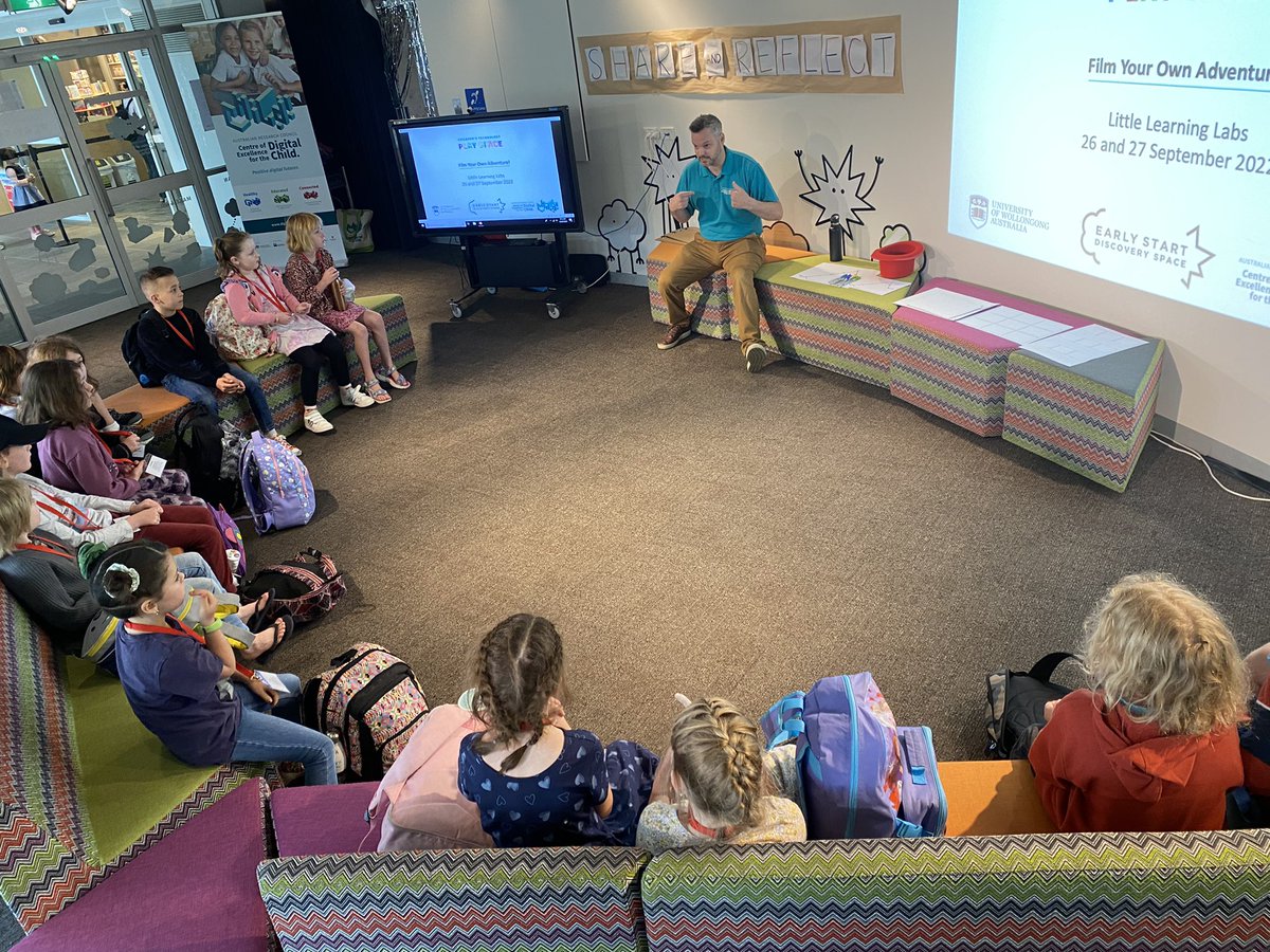 UOW Children’s Technology Play Space team are ready to run our first #UOW Learning Lab <a href="/digitalchildau/">ARC Centre of Excellence for the Digital Child</a> <a href="/UOWASSH/">Faculty of the Arts, Social Sciences & Humanities</a>