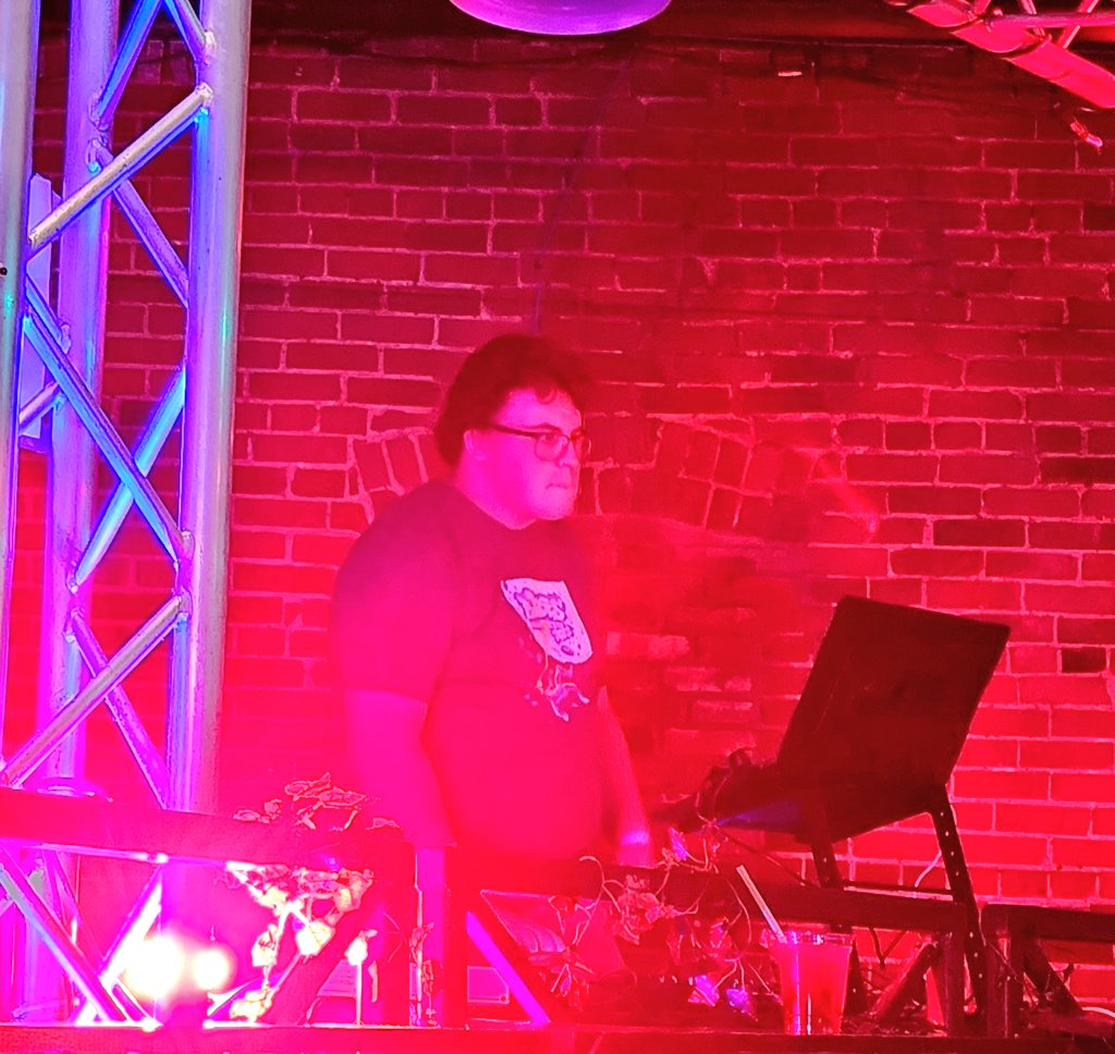 That look when the DJ makes the announcement that under age people have to leave by 10 and then realizes that means him... <a href="/_BSidesKC/">BSidesKC</a> #bsideskc