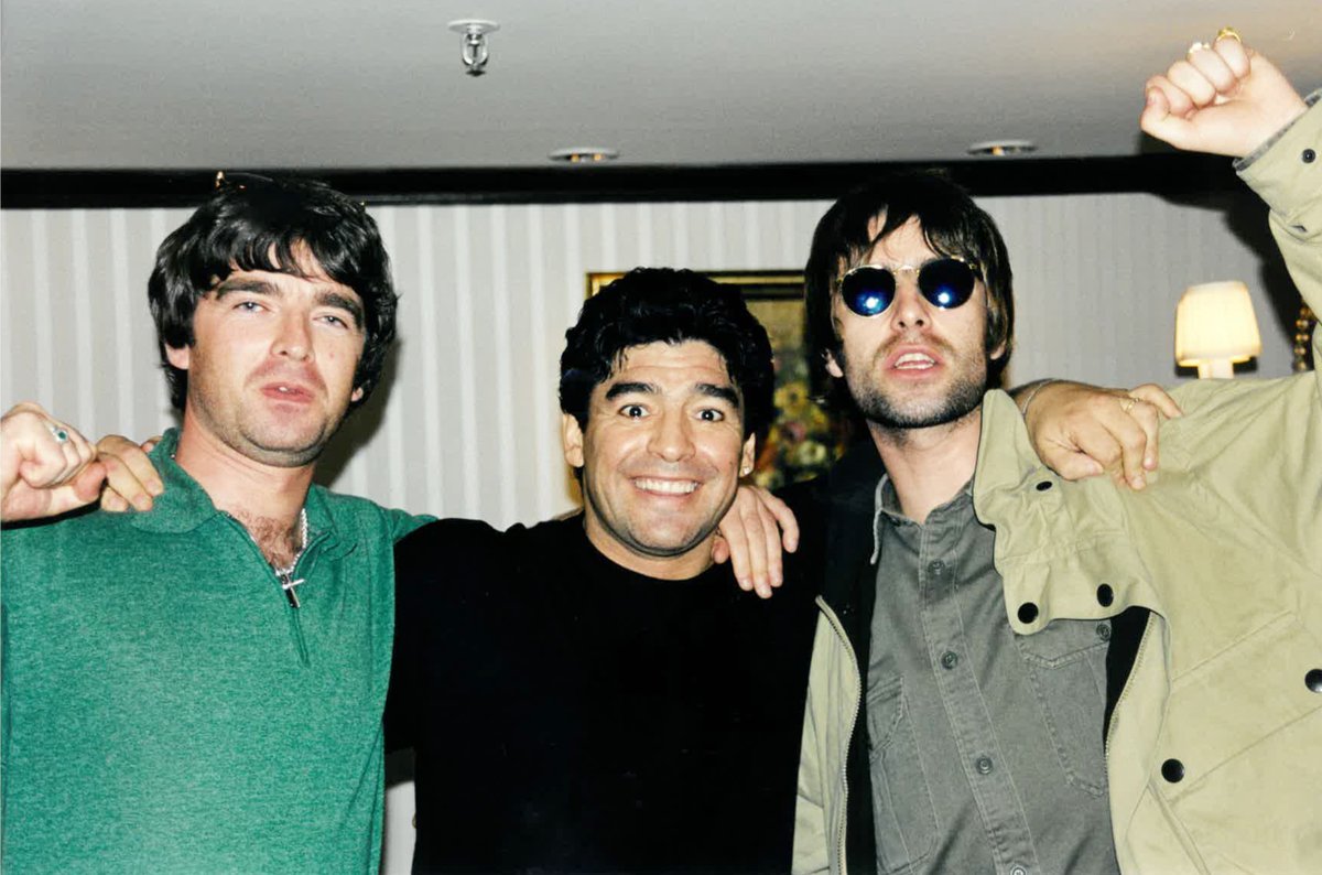 “Maradona es la mejor estrella de rock que existió jamás” Noel Gallagher, 2016.