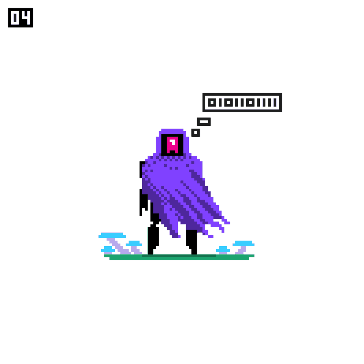 DreamWeaverArts's tweet photo. Another mint from the @bots_art collection. Available for 0.1337 $eth at https://t.co/H28UYabsmq 

#pixelartnft #pixelartwork #pixelartist #pixelart #retrogamers #vaporwave #ETHNFTs #geometricenergy #geometricforms #creativity #NFTProject #nfttrader https://t.co/cYLEwy9lYg