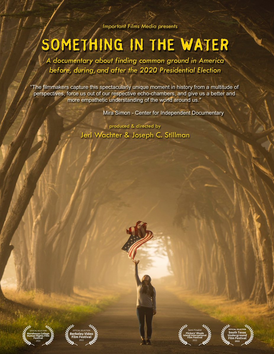SIWDoc's tweet photo. "Something in the Water" has been selected for the 31st Berkeley Video Film Festival. Thank you, Mel Vapour, Executive Director | Co-founder and your team for the honor. @JoiningWomen @jcstillman #documentary #America #democracy https://t.co/r6d2FSRFOY