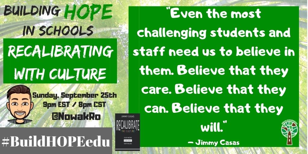 NowakRo's tweet photo. "Even the most challenging students and staff need us to believe in them. Believe that they care. Believe that they can. Believe that they will."
– Jimmy Casas

#BuildHOPEedu @casas_jimmy https://t.co/PotBDZMNAc