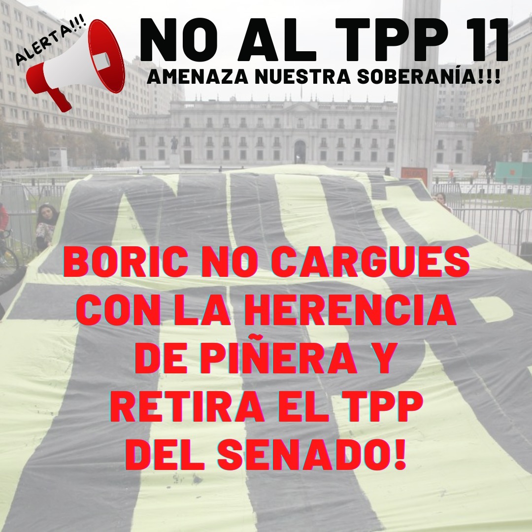 FitoSalinas7's tweet photo. Retira el Tpp-11 del Senado Gabriel Boric. https://t.co/RlHroC28YP