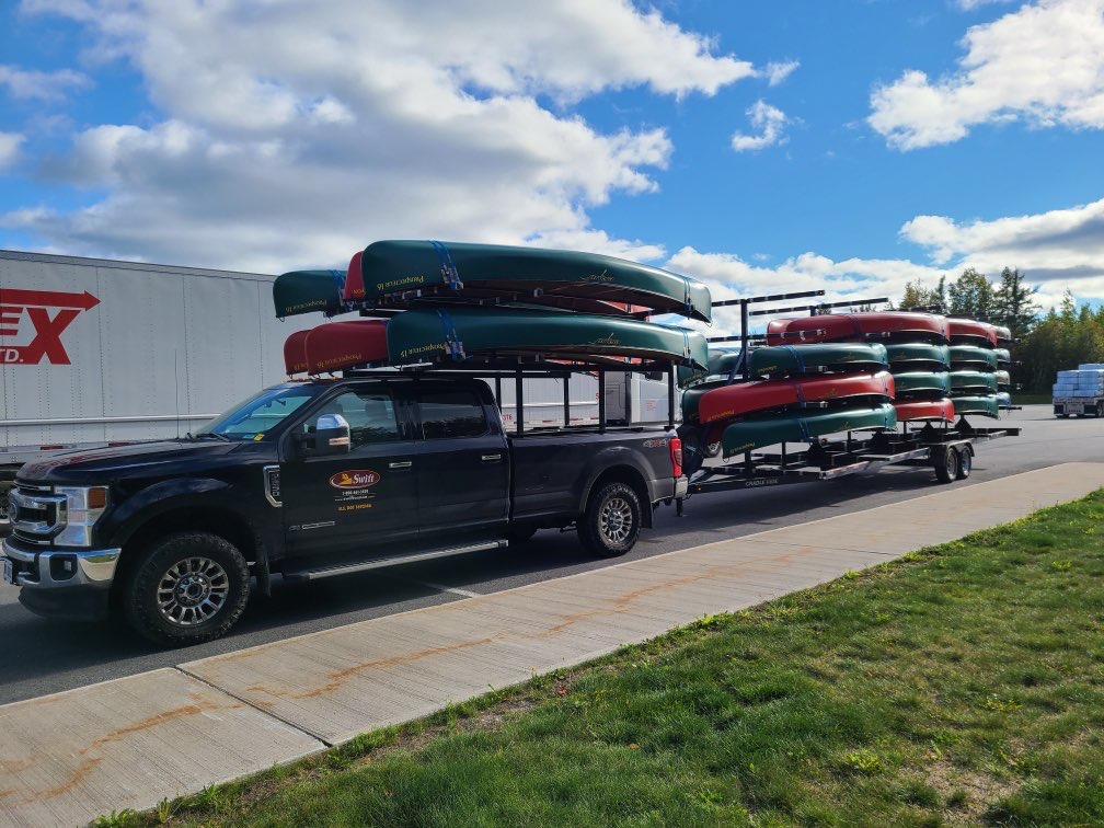 Swift_Canoe's tweet photo. We just re-upped our T-Formex inventory from #Esquif. They make a solid boat - tough, capable, and built to last. Canadian made too! We'll be updating the webstore soon, in the meantime get the details here: https://t.co/NXldsusjPc https://t.co/ENUSR9tsdd