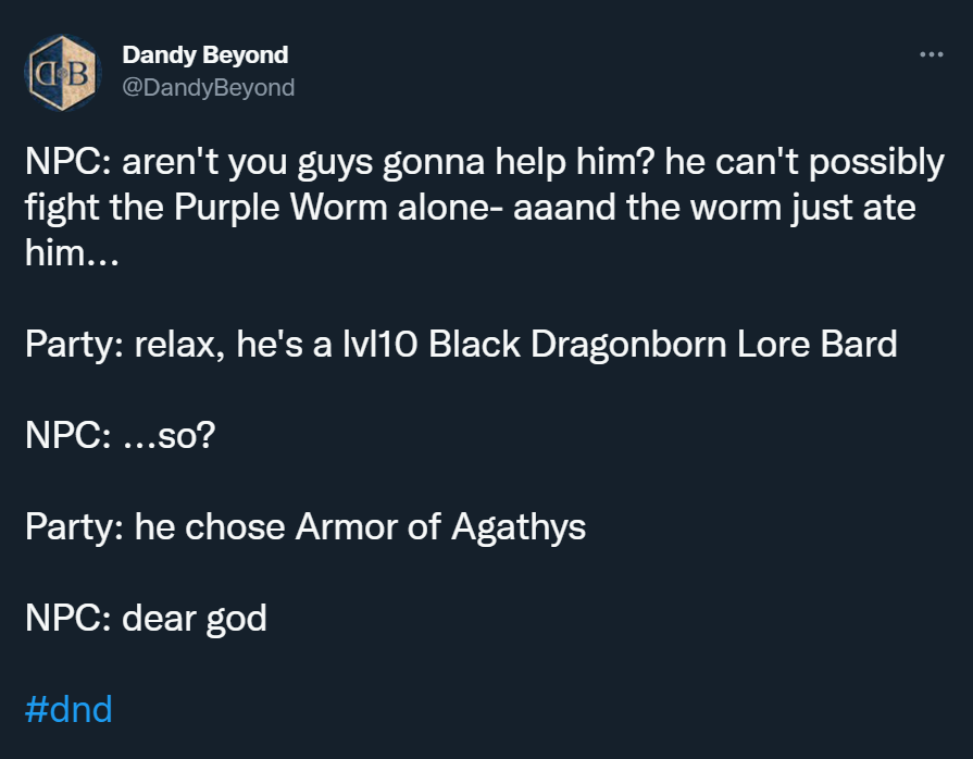 epicdndmemes's tweet photo. #dnd #ttrpg https://t.co/dyODSsOaqN