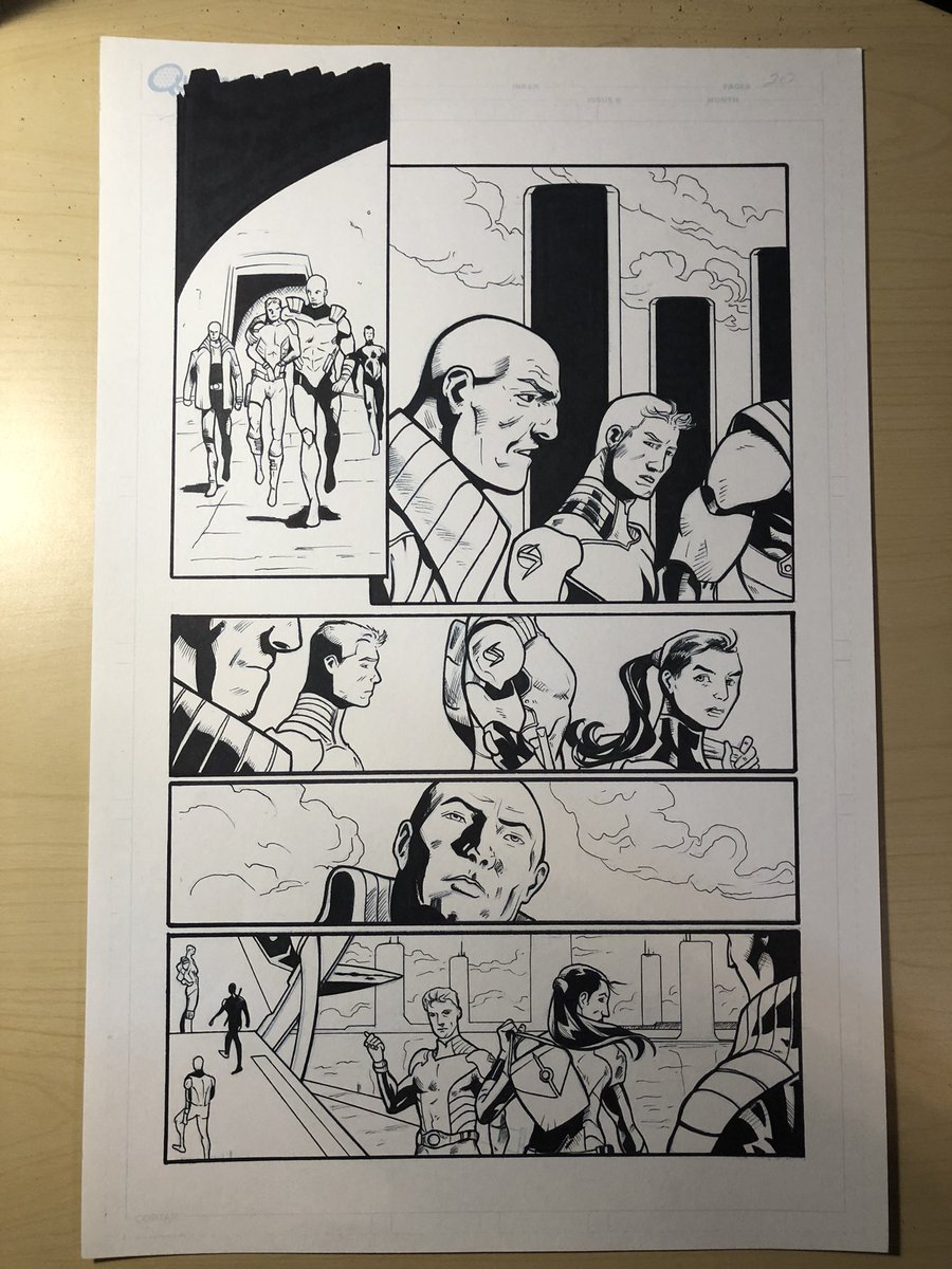yardsaleartist's tweet photo. BIG DAY TODAY!
Finished inking @VanAllenPlexico’s #ColdLightning comic! (Pencils by Wendell Cavalcanti)
✅ 3 issues - 66 pages - inked!
✅ 2 @deankotz covers inked!
✅ 1 cover (by me) penciled & inked!
I think I’m done…unless Van has another cover for me to ink… 🤔😁 https://t.co/ximzC2YyPn