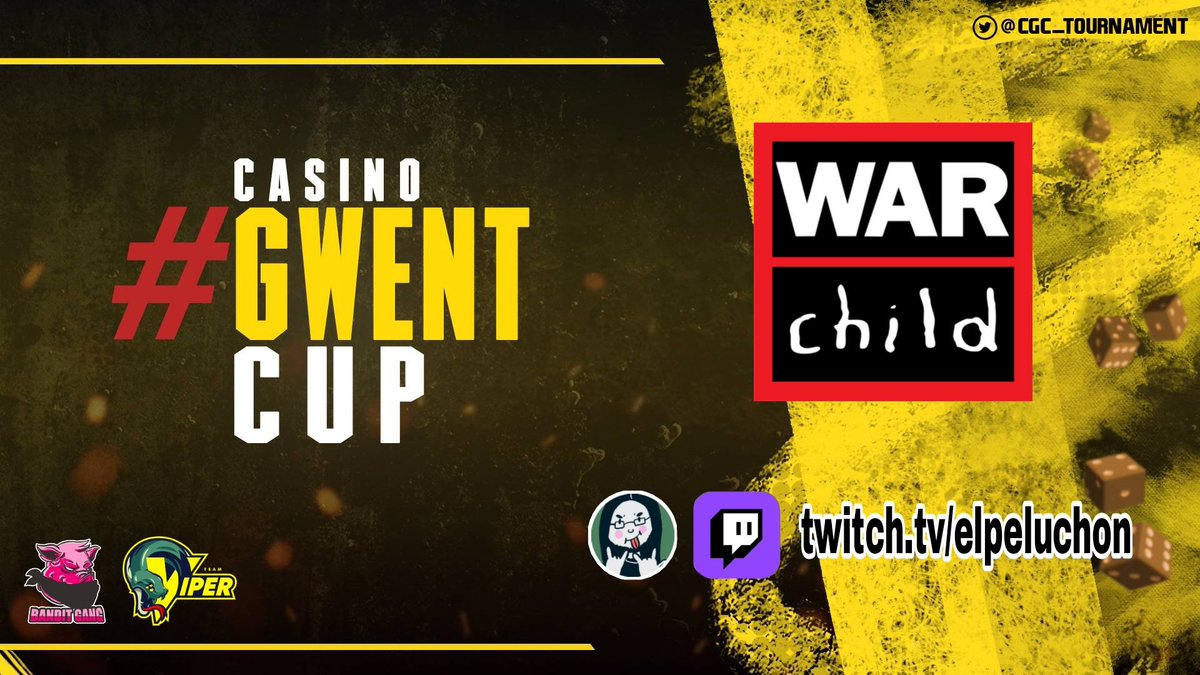 12 Hour charity stream, all donation goes to the CGC final prize pool, remember that 50% of the total prize pool will go to the War Child Organization, thank you for your support!!!

twitch.tv/elpeluchon

A tournament with a good cause ♥️

#CasinoGwentCup #Gwent