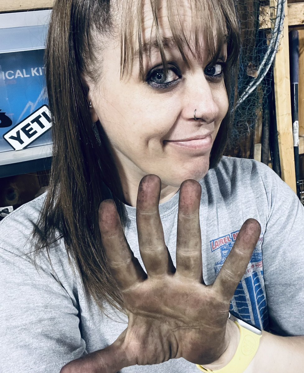 Evil95GT's tweet photo. @cathouse_coffee @RikiRachtman Here’s what I do: I work on #Mustangs by day, care for patients by night. I’m trying to switch all of my fellow RNs to #CathouseCoffee. 🥳 #PoweredByCathouseCoffee #OFITG  ☕️🤘🏻 https://t.co/j8FAcNiDvY
